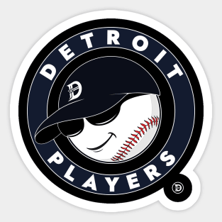 Detroit Players Sticker